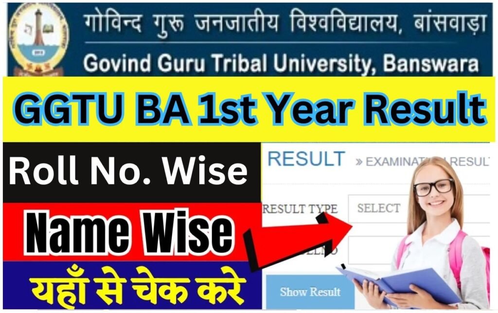 GGTU BA 1st Year Result