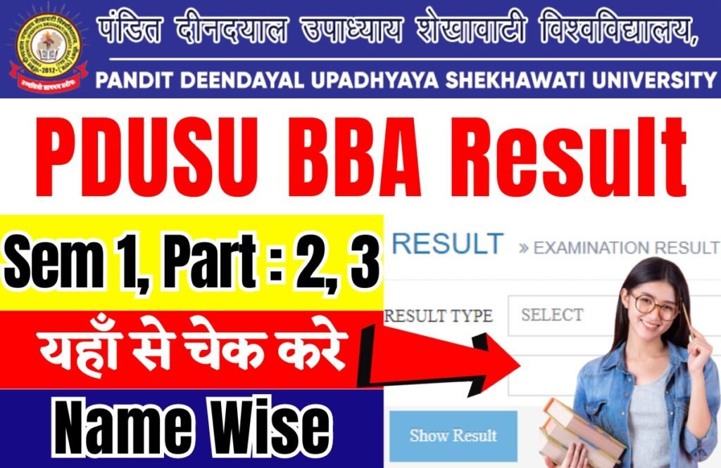 PDUSU BBA Result