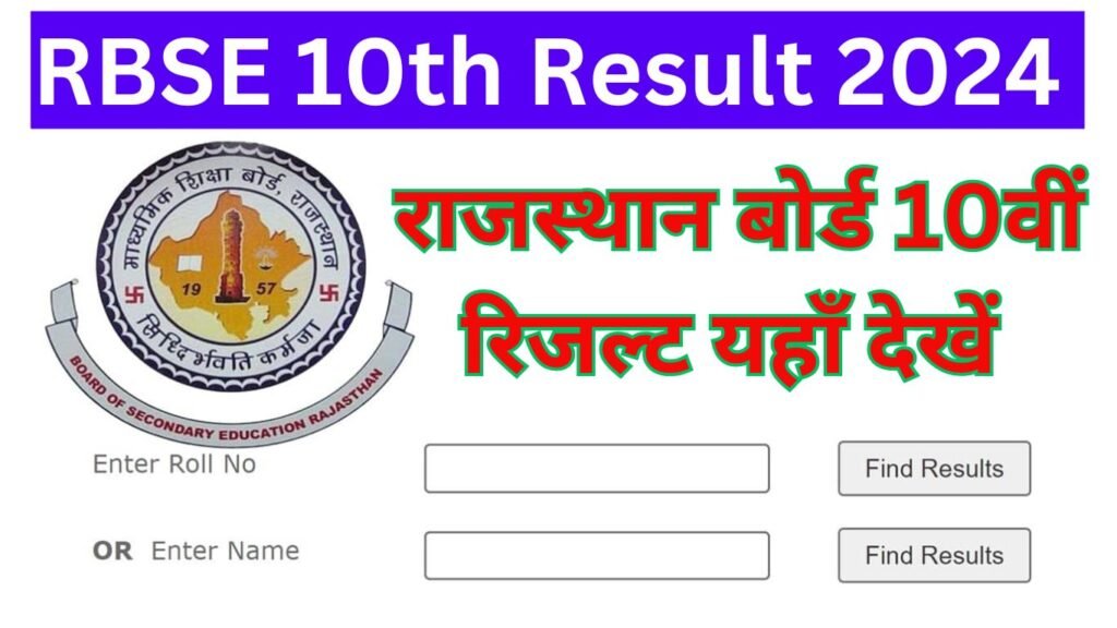 RBSE 10th Result 2024