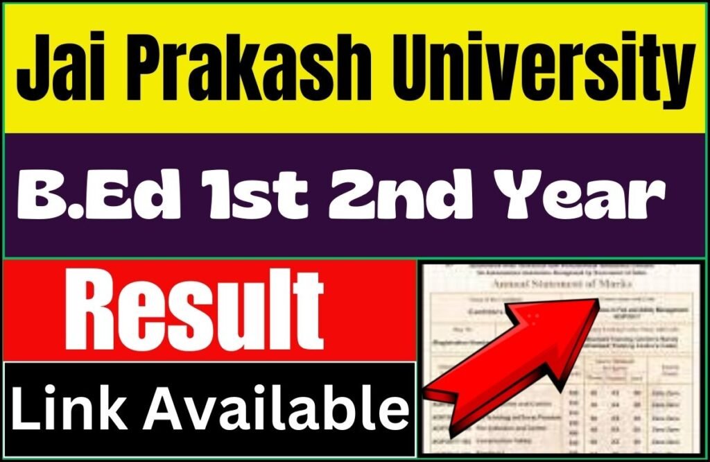 JP University B.Ed Result