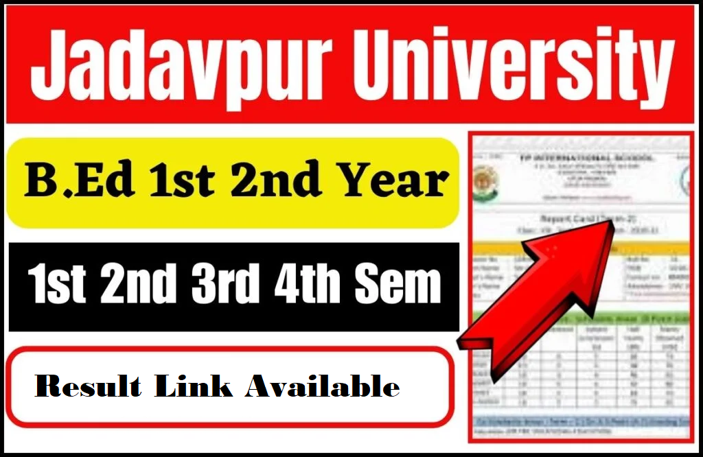 Jadavpur University B.Ed Result