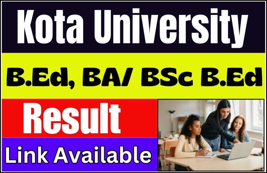 Kota University B.Ed Result