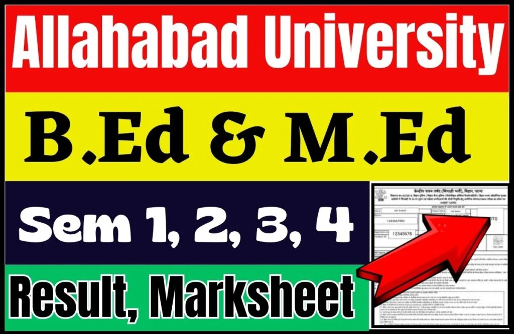 Allahabad University B.Ed Result