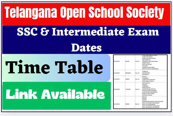 Telangana Toss June Exam Date