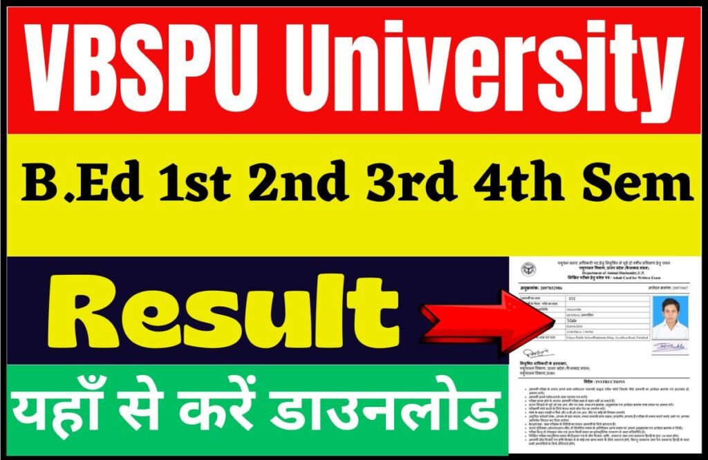 VBSPU B.Ed Result