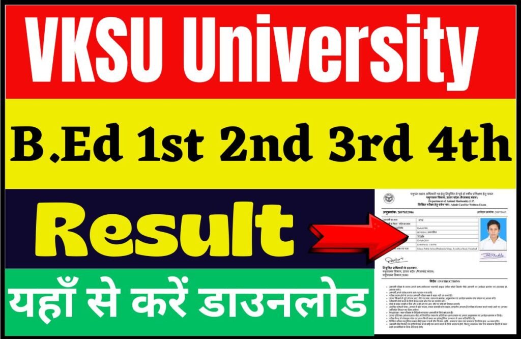 VKSU B.Ed Result