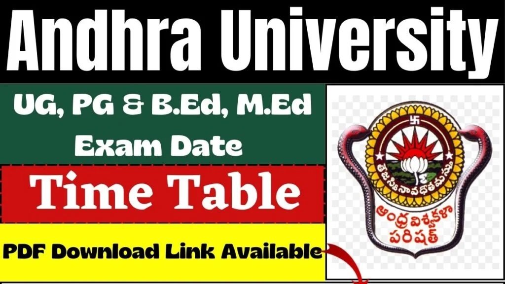 Andhra University Time Table