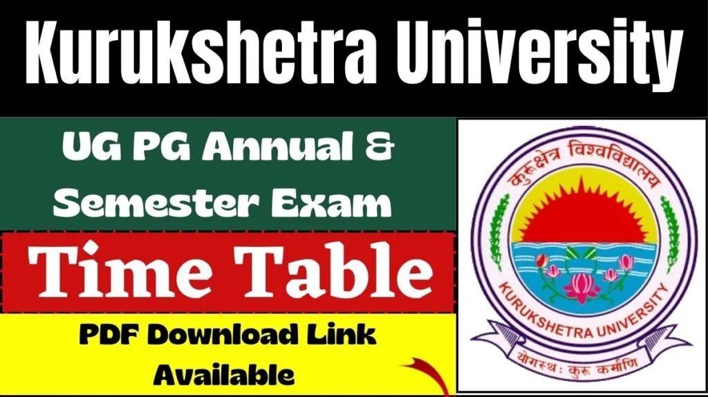 Kurukshetra University Date Sheet