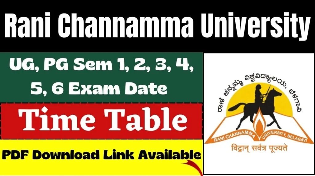 Rani Channamma University Time Table