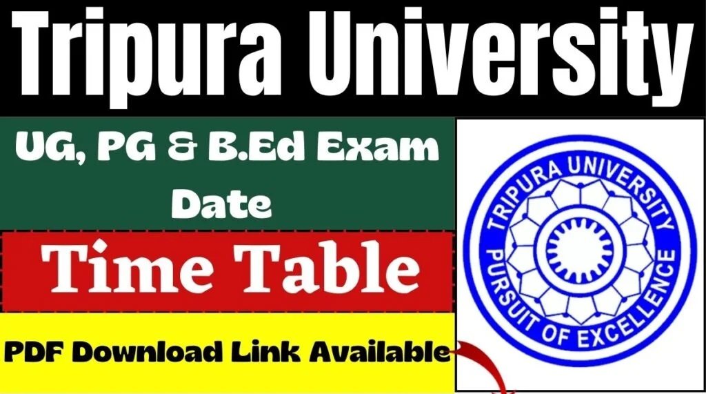 Tripura University Exam Routine